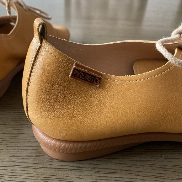 Pikolinos Women's Flats Leather Lace Up Lightweight Calabria Shoes W9K Sz 38 - Picture 4 of 7